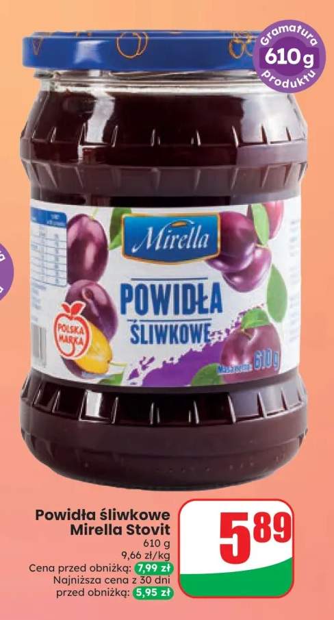 Powidła śliwkowe Mirella Stovit