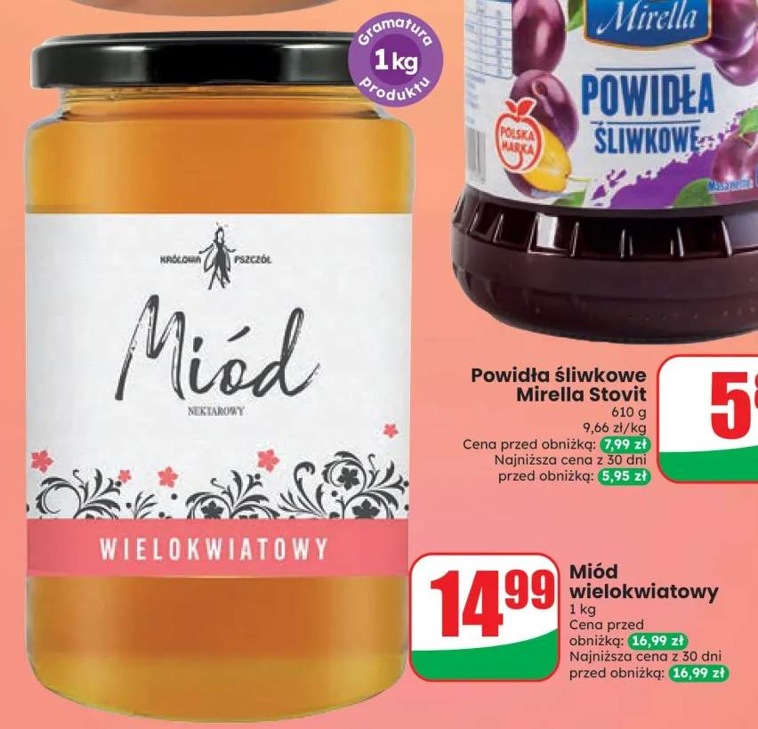 Miód wielokwiatowy Królowa Pszczół