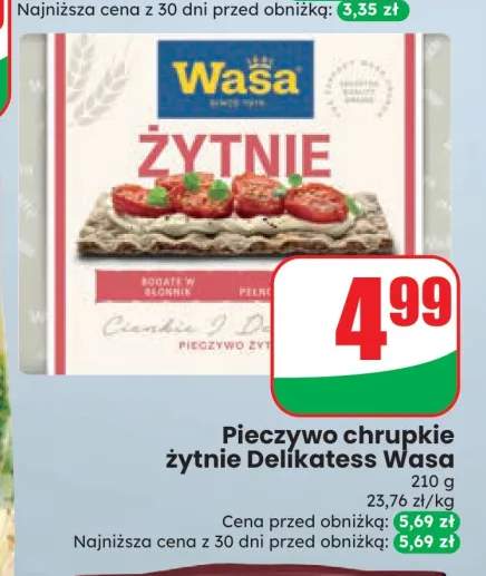 Pieczywo chrupkie żytnie Delikatess Wasa