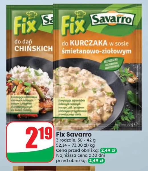 Fix do dań chińskich Savarro +1 wariant