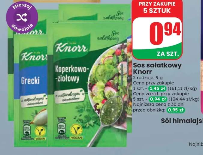 Sos sałatkowy grecki Knorr +1 wariant