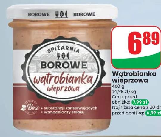 Wątrobianka wieprzowa Spiżarnia Borowe
