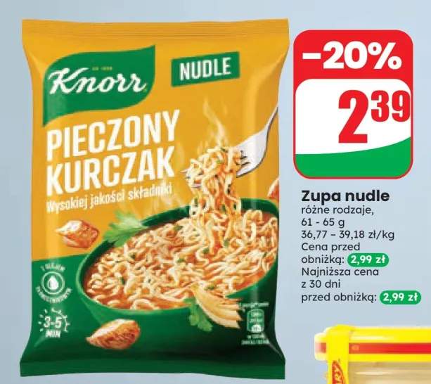 Zupa nudle Knorr