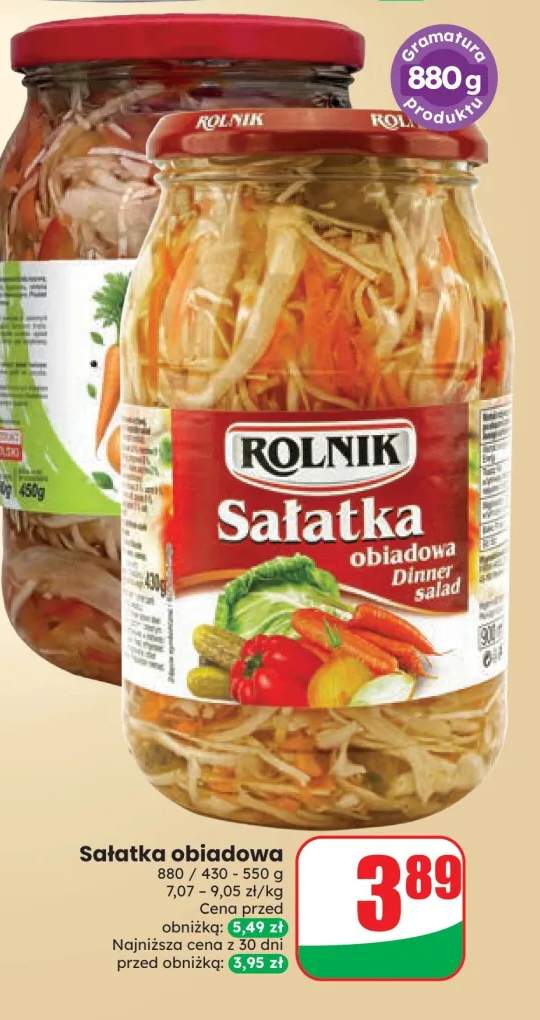 Sałatka obiadowa Rolnik