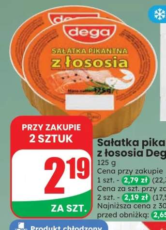 Sałatka pikantna z łososia Dega