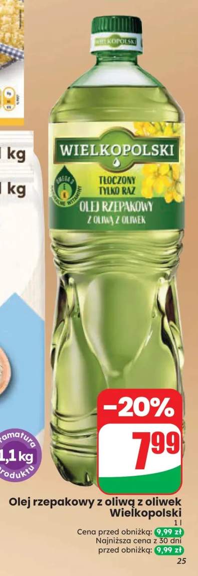 Olej rzepakowy z oliwą z oliwek Wielkopolski