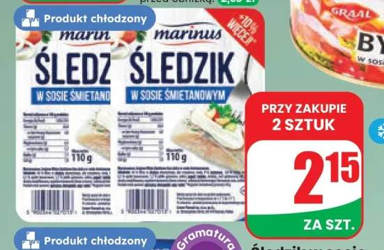 Śledzik w sosie śmietanowym Marinus