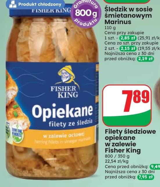 Filety śledziowe opiekane w zalewie Fisher King