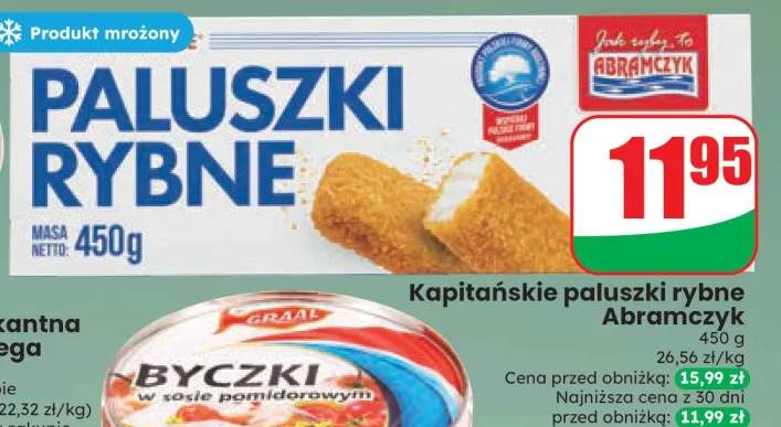 Kapitańskie paluszki rybne Abramczyk