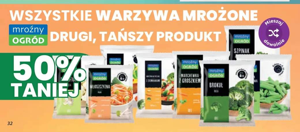 Warzywa mrożone Mroźny Ogród +6 wariantów