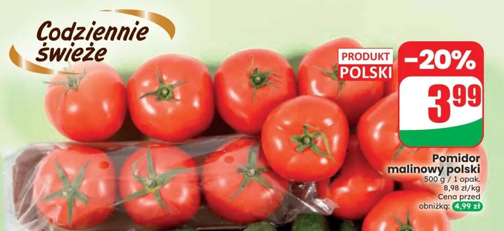 Pomidory malinowe polskie