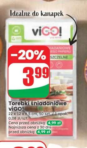 Torebki śniadaniowe ViGO!
