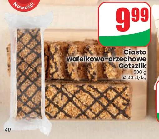 Ciasto wafelkowo-orzechowe Gotszlik
