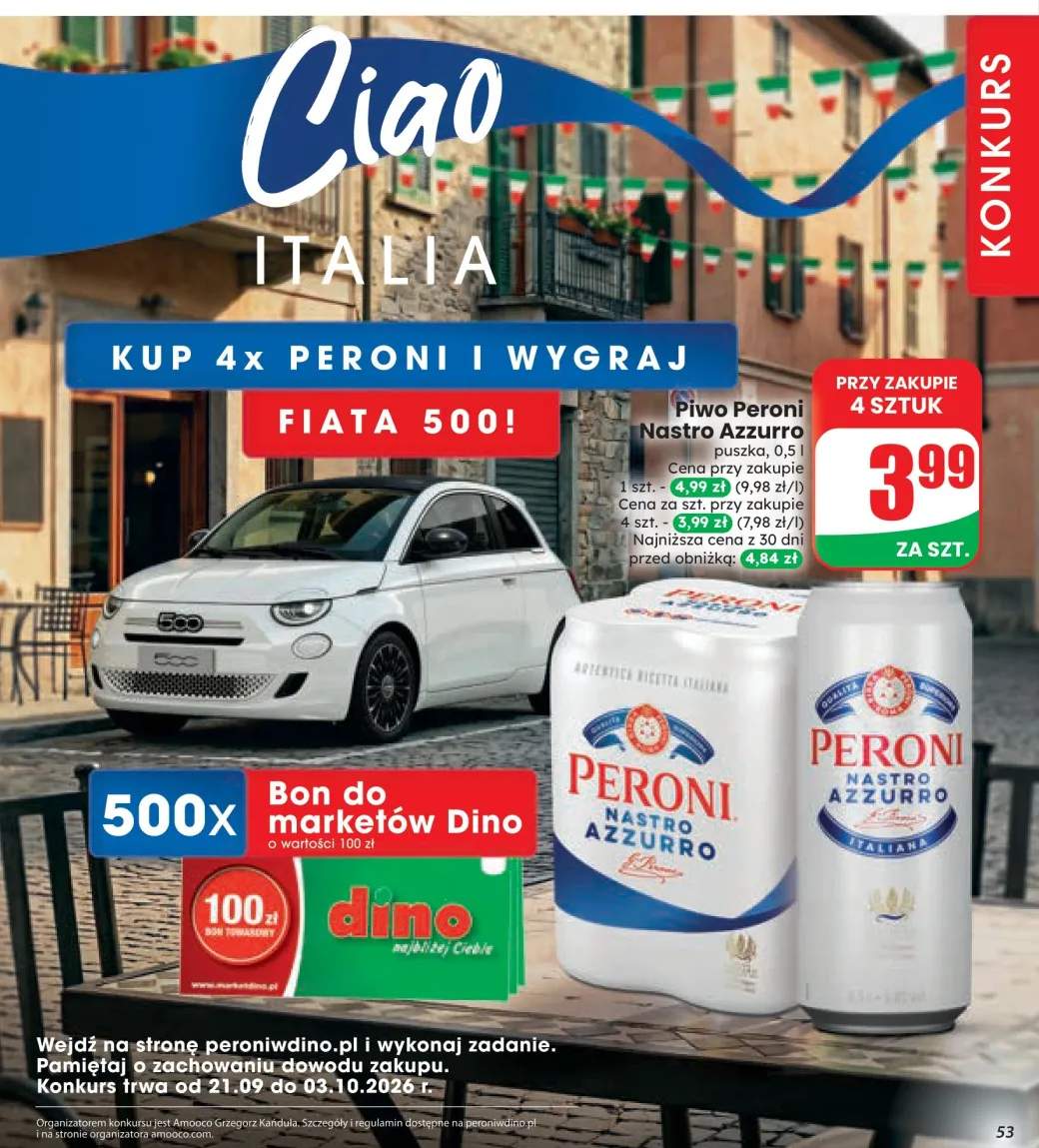 Piwo Peroni Nastro Azzurro