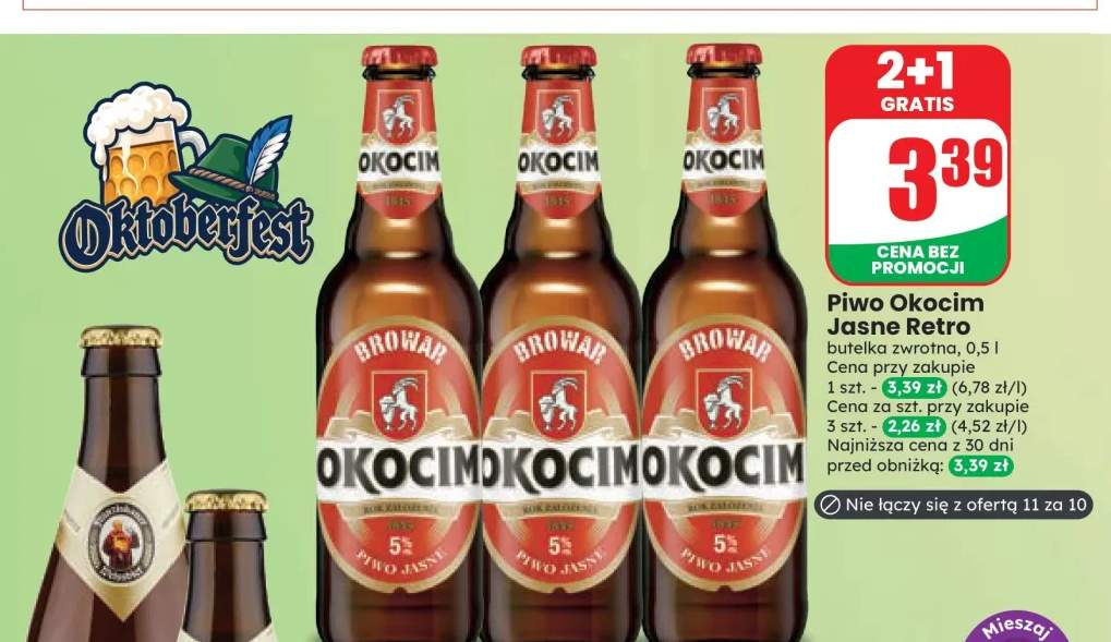 Piwo Okocim Retro