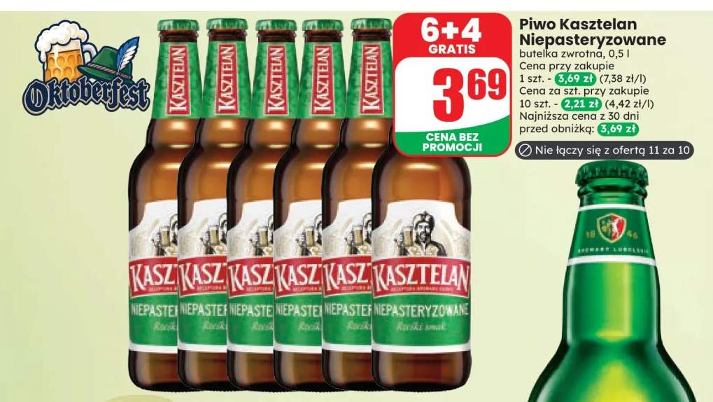 Piwo Kasztelan Niepasteryzowane