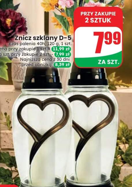 Znicz szklany D-5