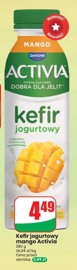 Kefir jogurtowy mango Activia