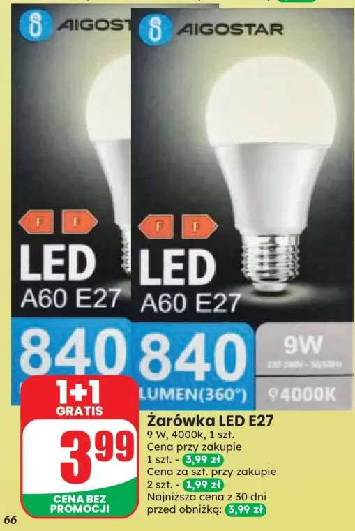 Żarówka LED E27 Aigostar