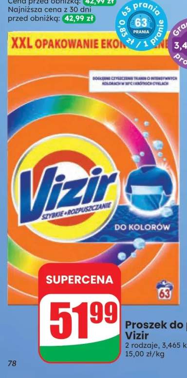 Proszek do prania Vizir