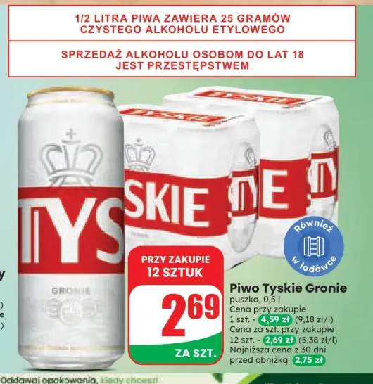 Piwo Tyskie Gronie