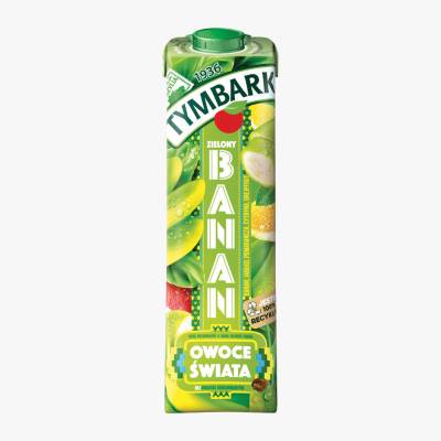 Napój niegaz. ziel. banan Owoce Świata Tymbark 1l