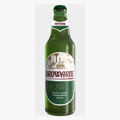 Piwo Browarne pils 0,5l 6% but. bzzw.