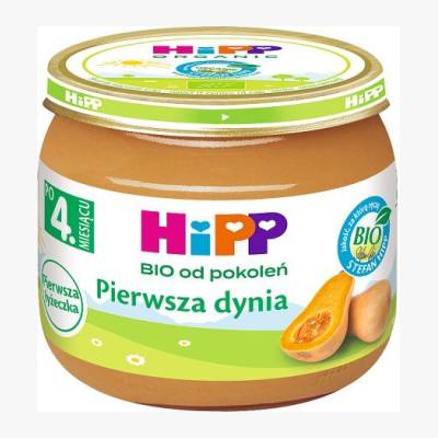 Danie pierwsza dynia Hipp 80g