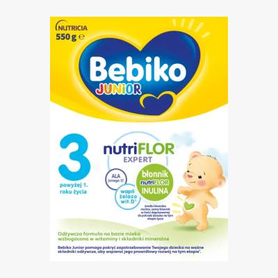 Mleko Bebiko 3 Nutriflor Expert 550g
