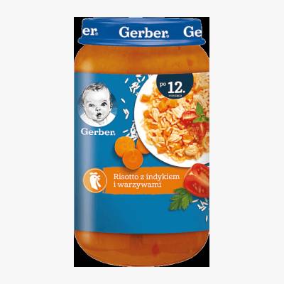 Danie risotto z ind. i warzyw. Gerber Junior 250g