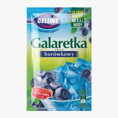 Galaretka borówkowa Gellwe 72g
