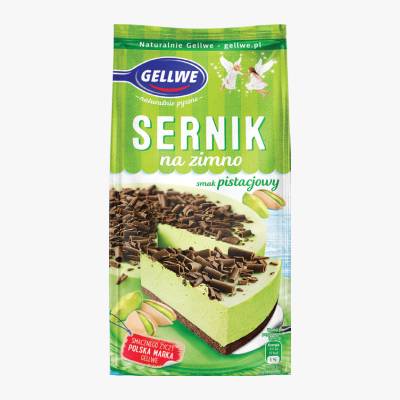 Sernik na zimno pistacjowy Gellwe 193g