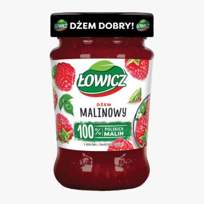 Dżem malinowy Łowicz 280g
