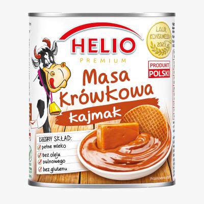 Masa krówkowa kajmak Helio 460g