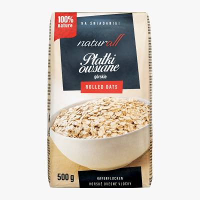 Płatki owsiane górskie Naturall 500g