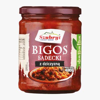 Bigos sądecki z dziczyzną Szubryt 480g