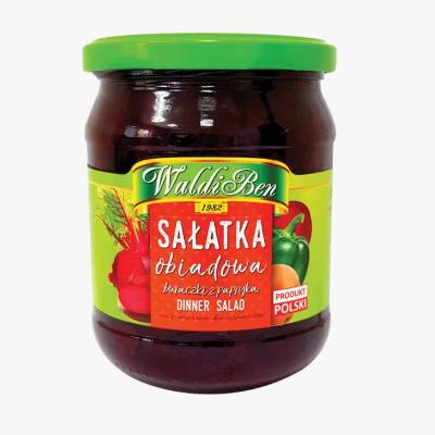 Sałatka obiadowa buraczki z pap. Waldiben 500/350g