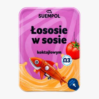 Łosoś w sosie koktajlowym Suempol 100g