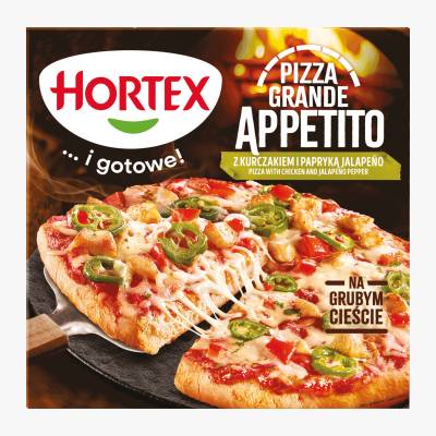 Pizza Grande z kurczakiem i jalapeno Hortex 385g
