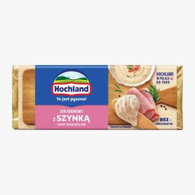 Serek topiony z szynką bloczek Hochland 90g