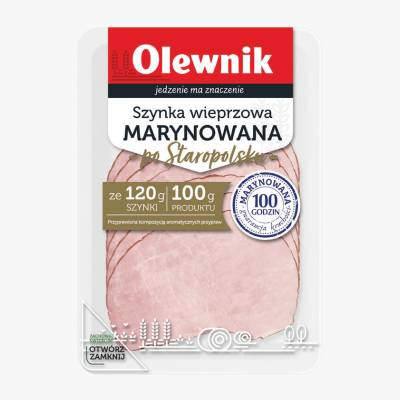 Szynka wieprzowa marynowana Olewnik 100g