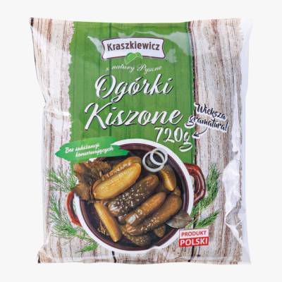 Ogórki kiszone Kraszkiewicz 720/420g