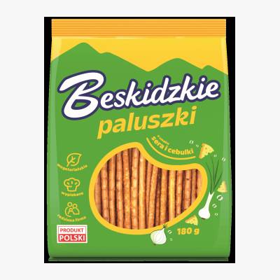 Paluszki ser cebulka Beskidzkie 180g