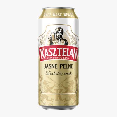 Piwo Kasztelan jasne pełne 0,5l 5,6% puszka
