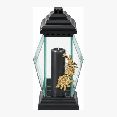 Znicz kapliczka szklana LST LED Z26