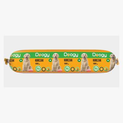 Karma dla psa mokra z kurczakiem Doogy 1kg