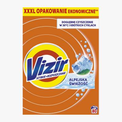 Proszek do prania Vizir alpej. świeżość 80p 4,4kg