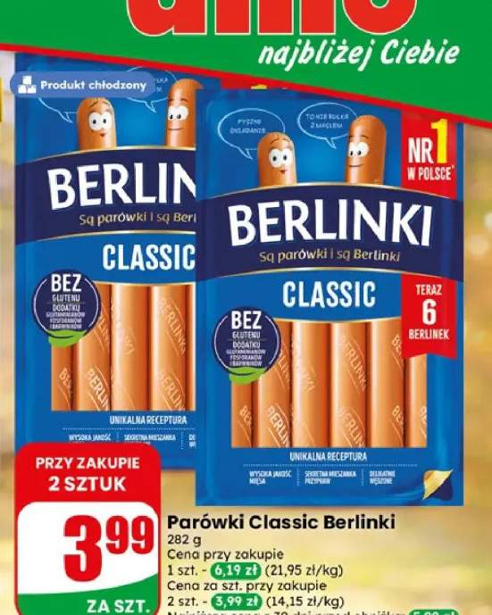 Parówki Classic Berlinki