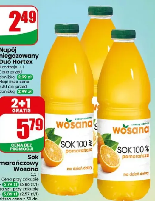 Sok pomarańczowy Wosana
