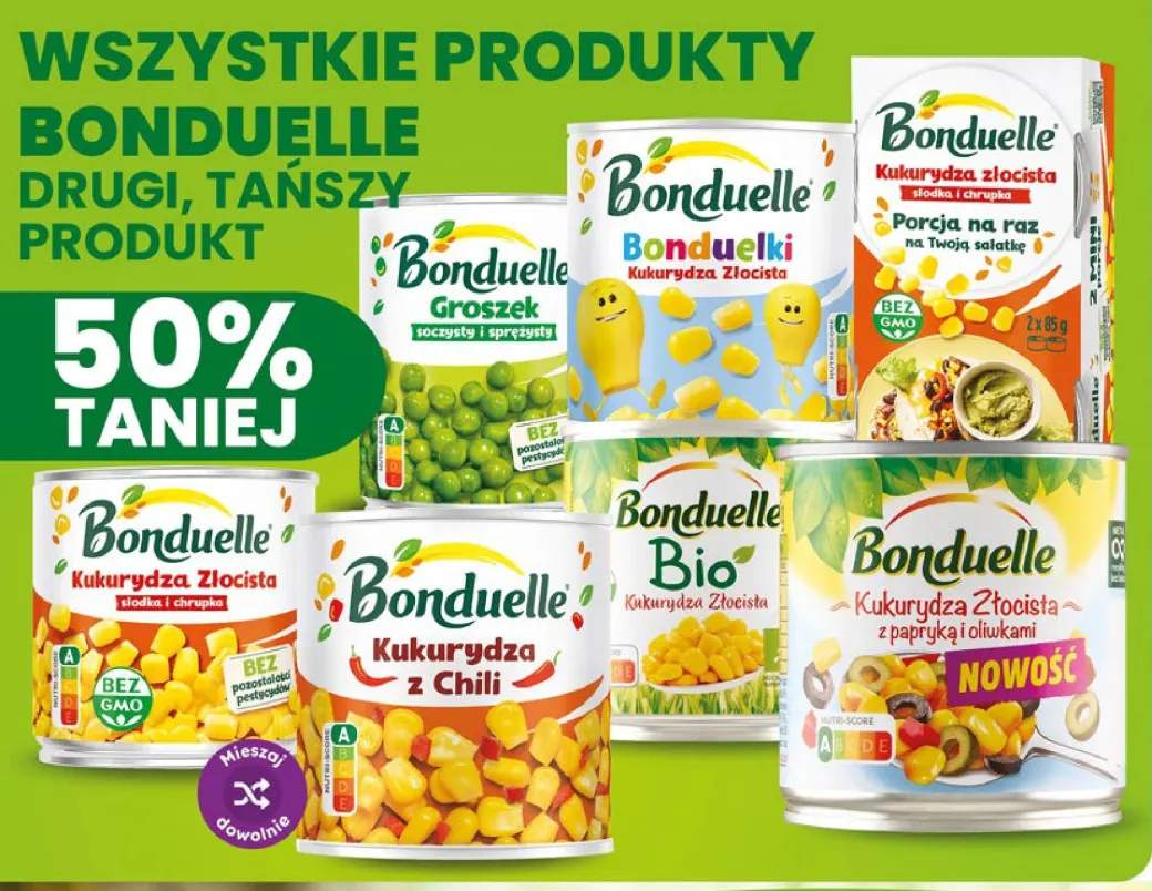 Produkty Bonduelle +7 wariantów
